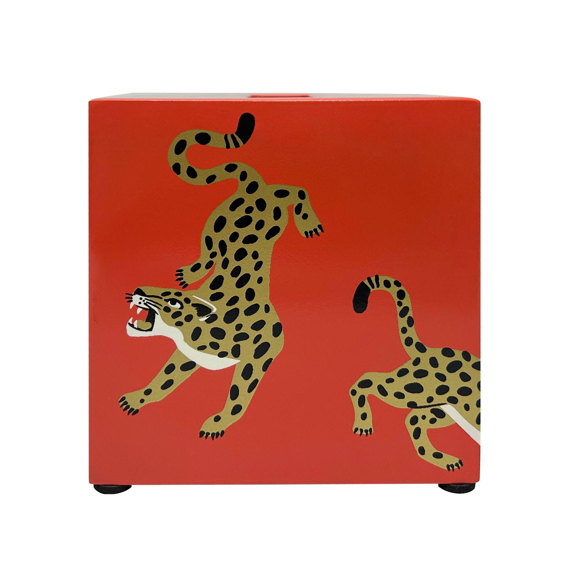 Jungle Cat Tissue Box by Ashland